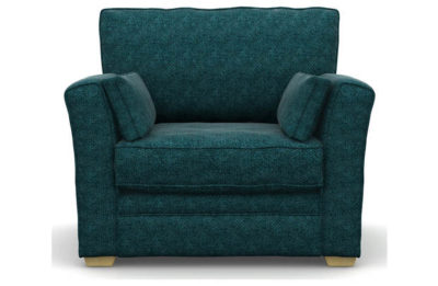 Heart of House Malton Fabric Cuddle Chair - Teal